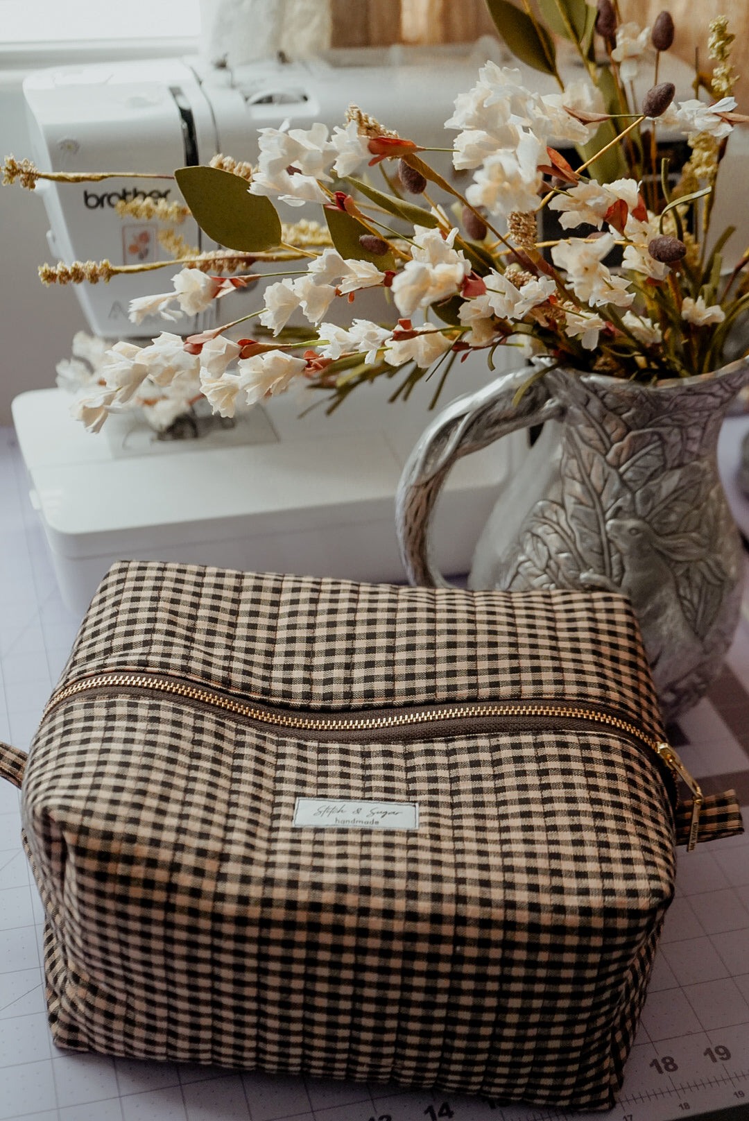 Honey Gingham Bag