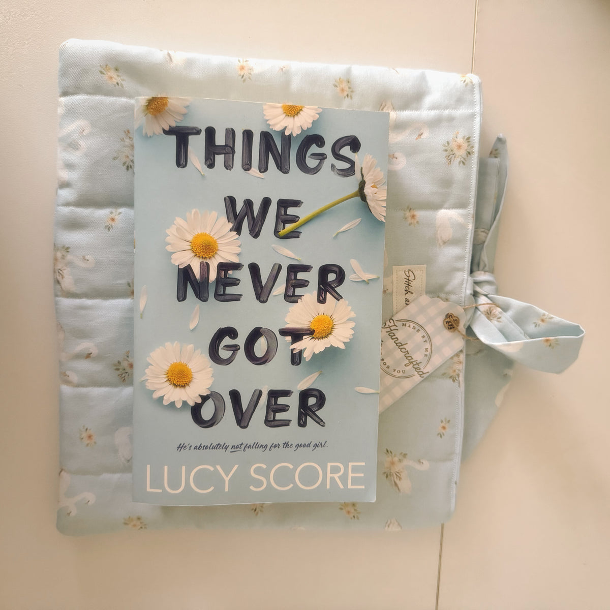 Swan Floral Book Sleeve