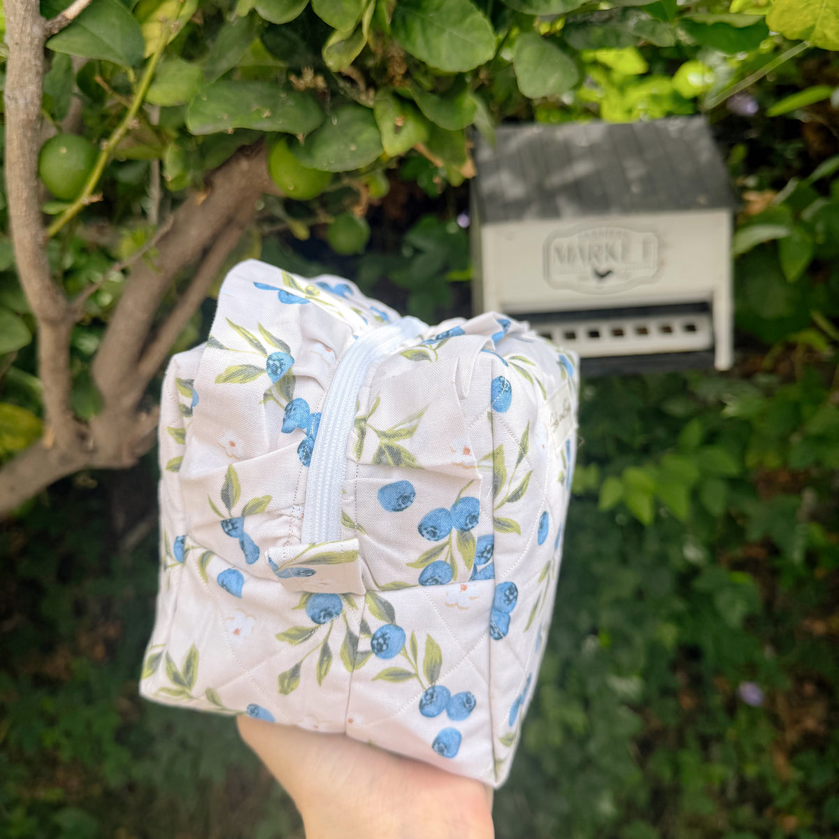 Blueberry Boxy Bag