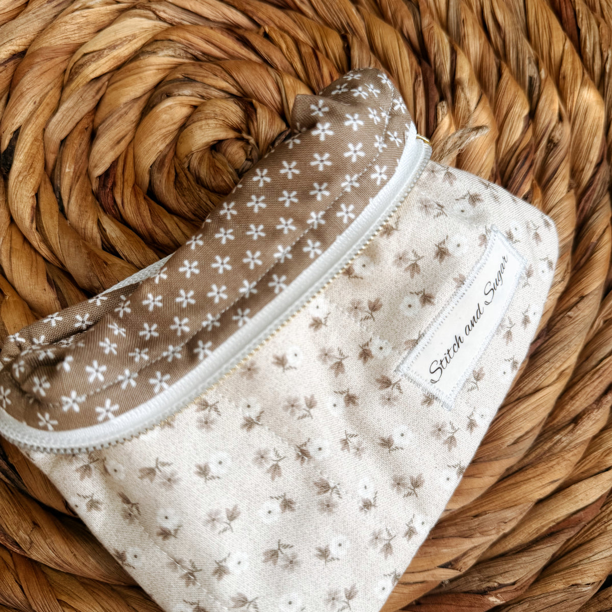Soft Floral Coin Pouch