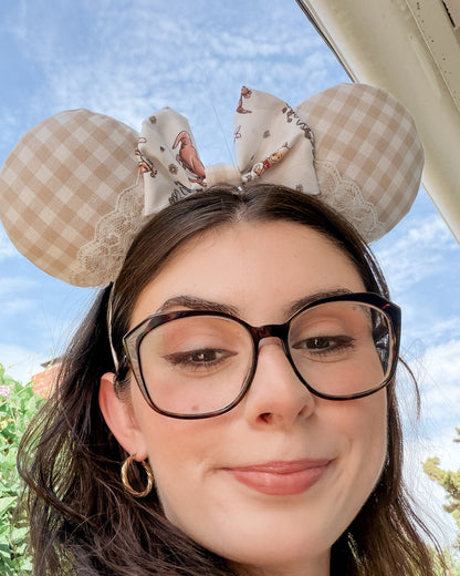 Honey Gingham Ears