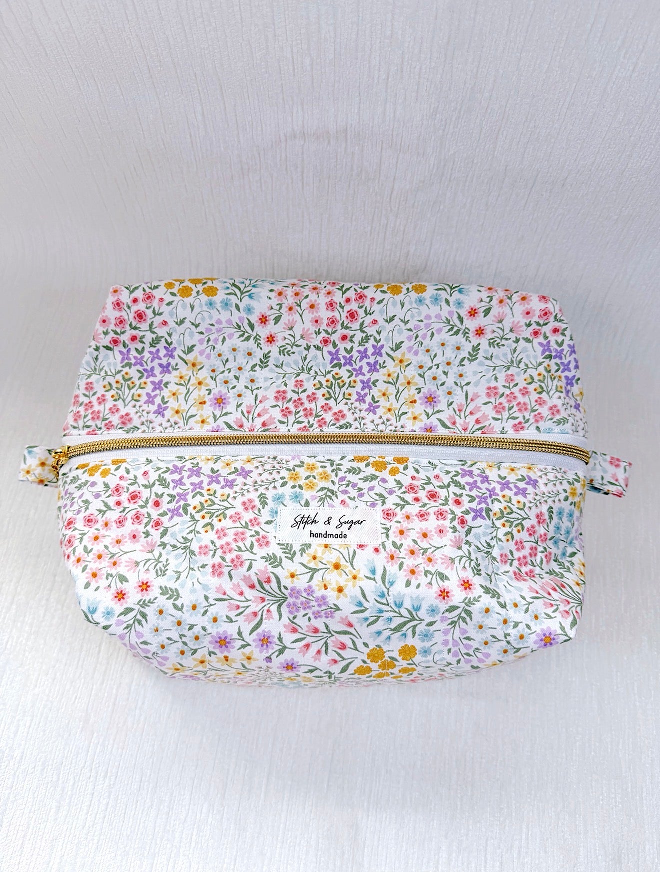 Spring Garden Makeup Bag