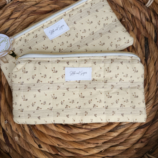 Buttercream Pencil Zip Pouch