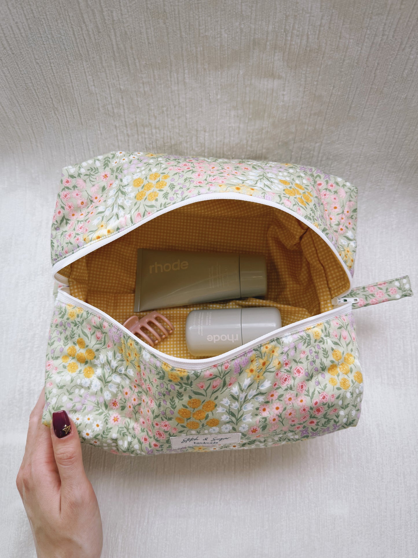 Sunny Meadow Makeup Bag