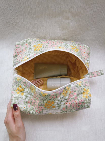 Sunny Meadow Makeup Bag