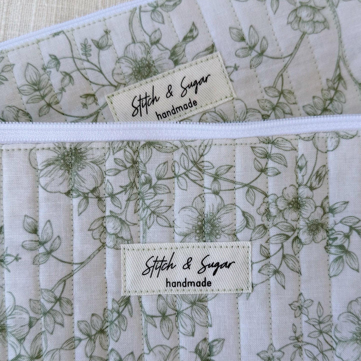 Sage Garden Zipper Pouch