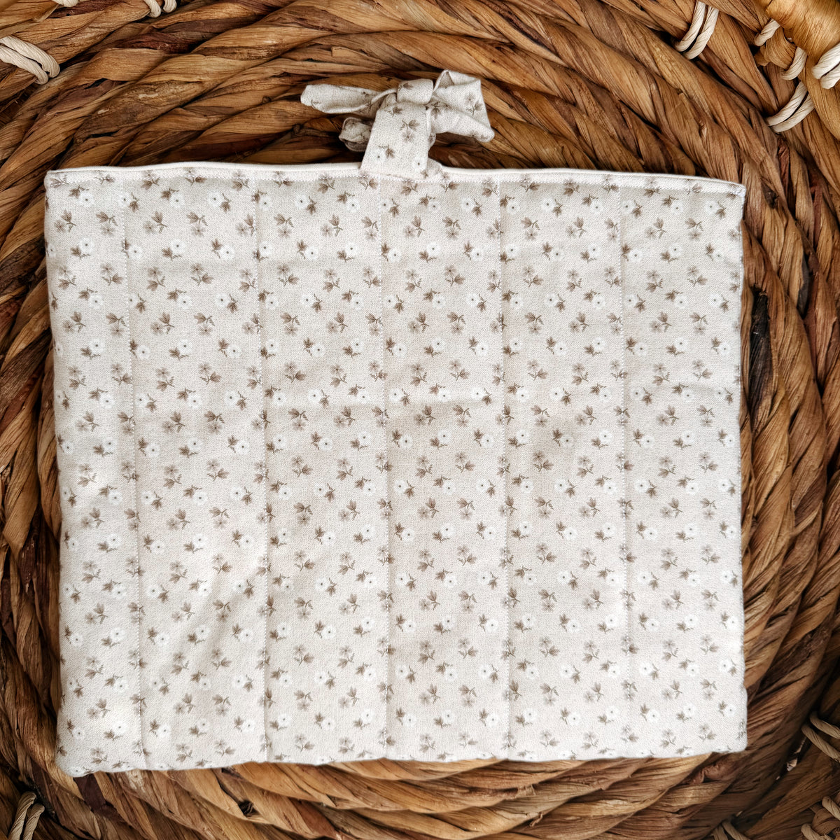 Soft Floral Book Sleeve
