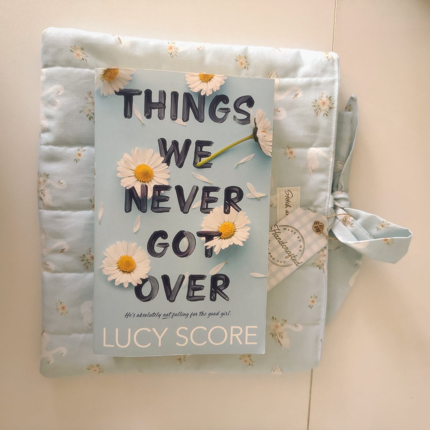 Swan Floral Book Sleeve