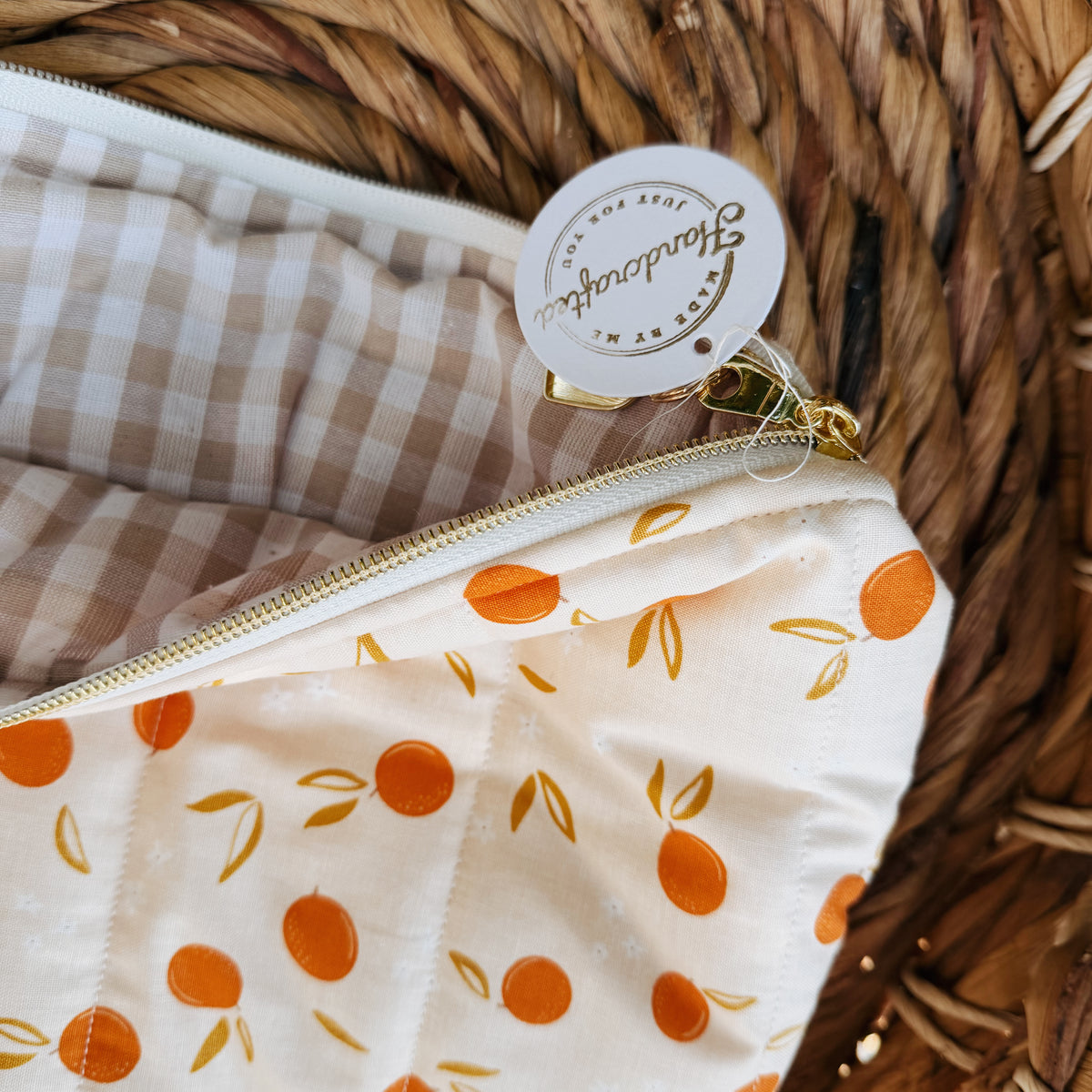 Clementine Zipper Pouch