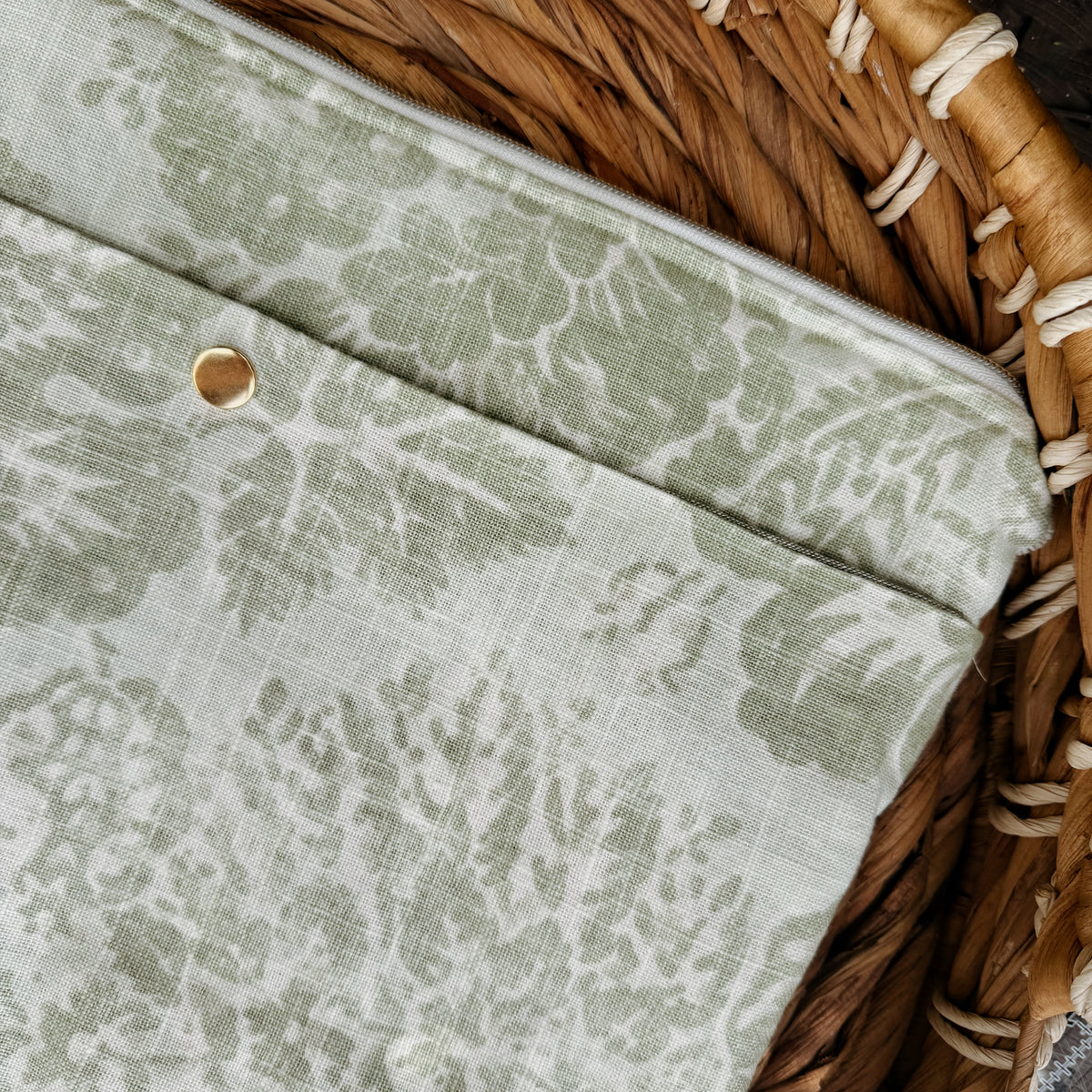Sage Petal Laptop Sleeve