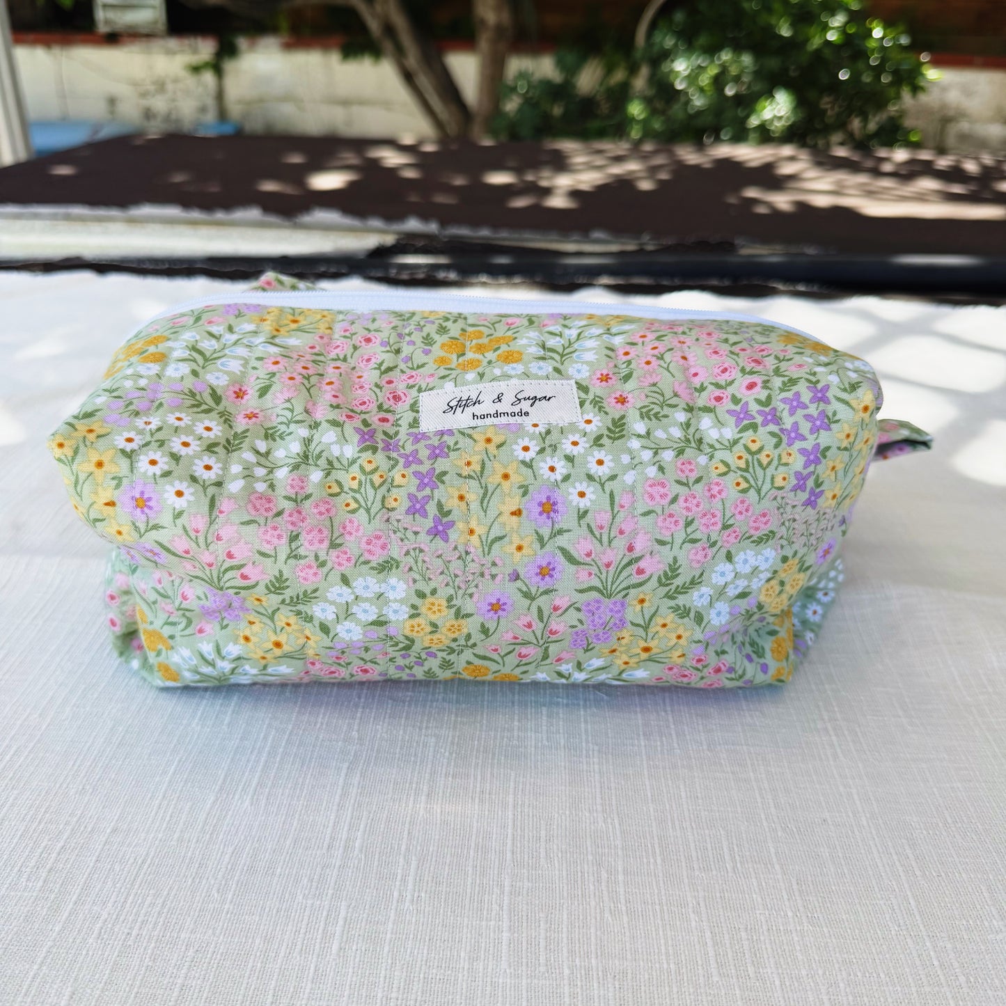 Sunny Meadow Makeup Bag