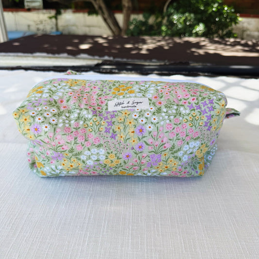 Sunny Meadow Makeup Bag