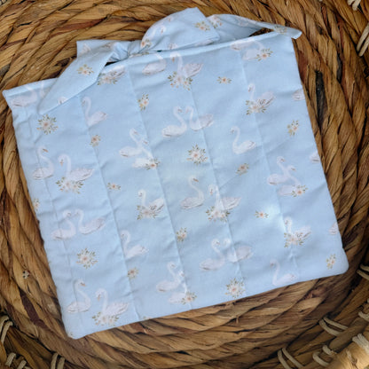 Swan Floral Book Sleeve