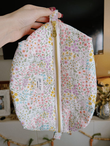Spring Garden Makeup Bag