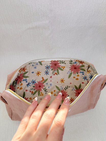 Petal Pink Beauty Bag