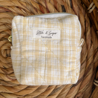 Yellow Gingham Bag