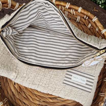 Cozy Linen Laptop Sleeve
