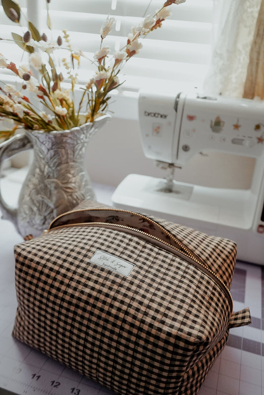 Honey Gingham Bag