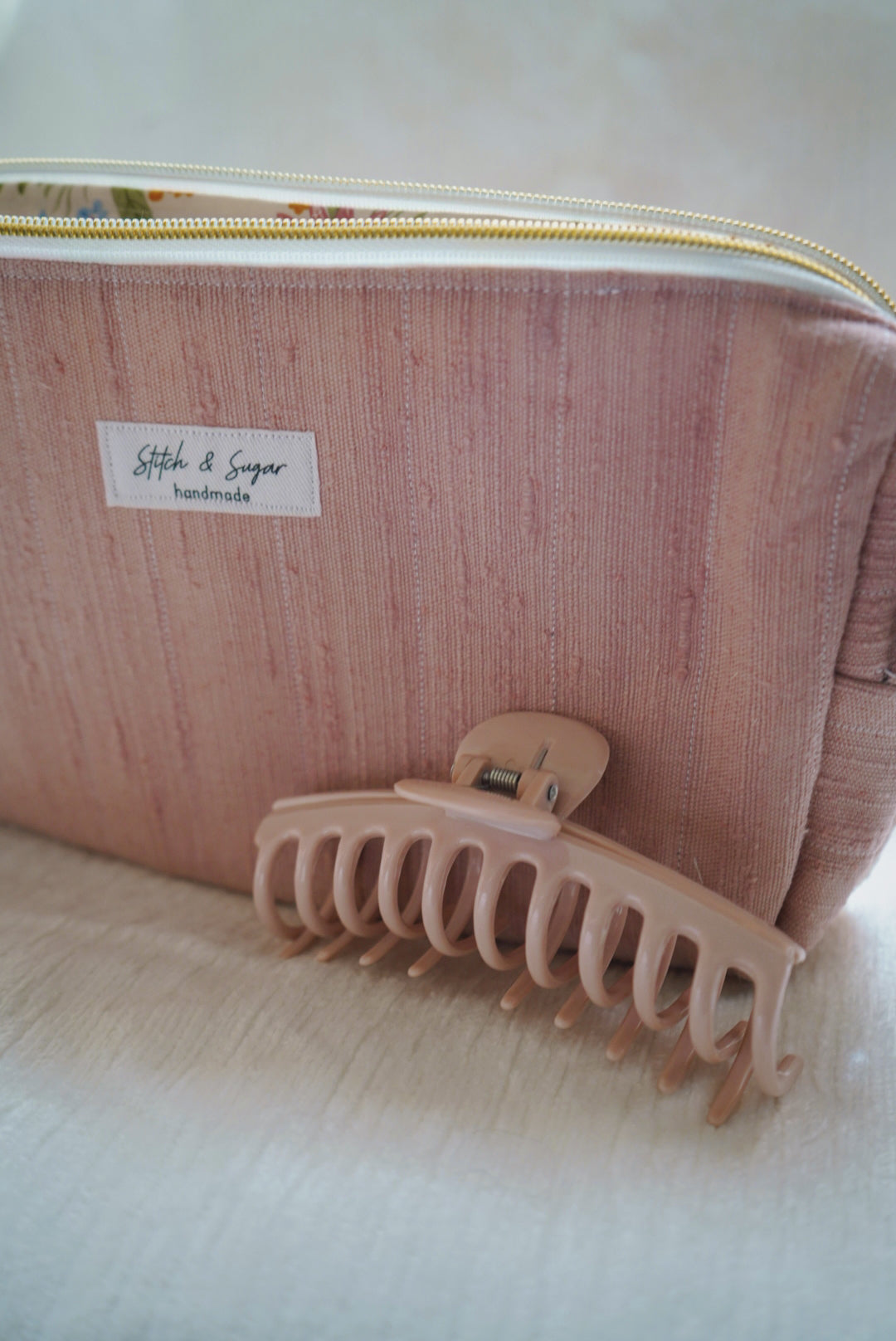 Petal Pink Beauty Bag