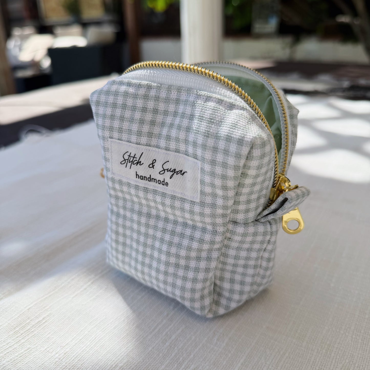 Sage Gingham On-the-Go Mini
