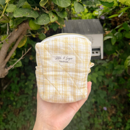 Yellow Gingham Bag