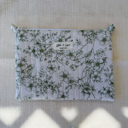 Sage Garden Zipper Pouch