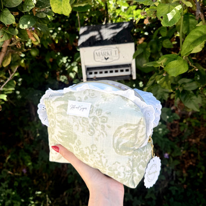 Sage Petal Boxy Bag