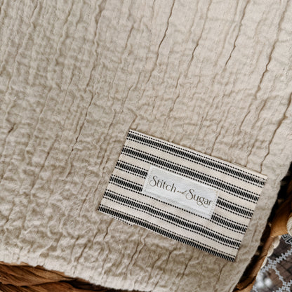Cozy Linen Laptop Sleeve