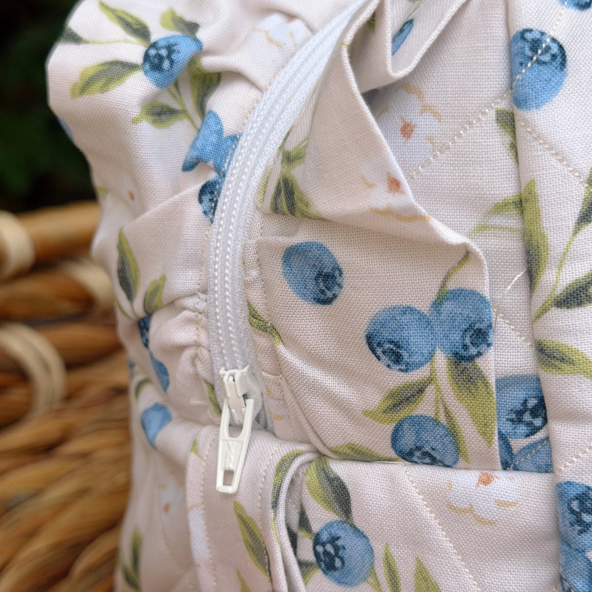 Blueberry Boxy Bag