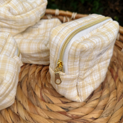 Yellow Gingham Bag