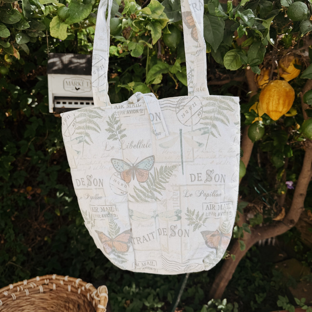 Vintage Garden Tote