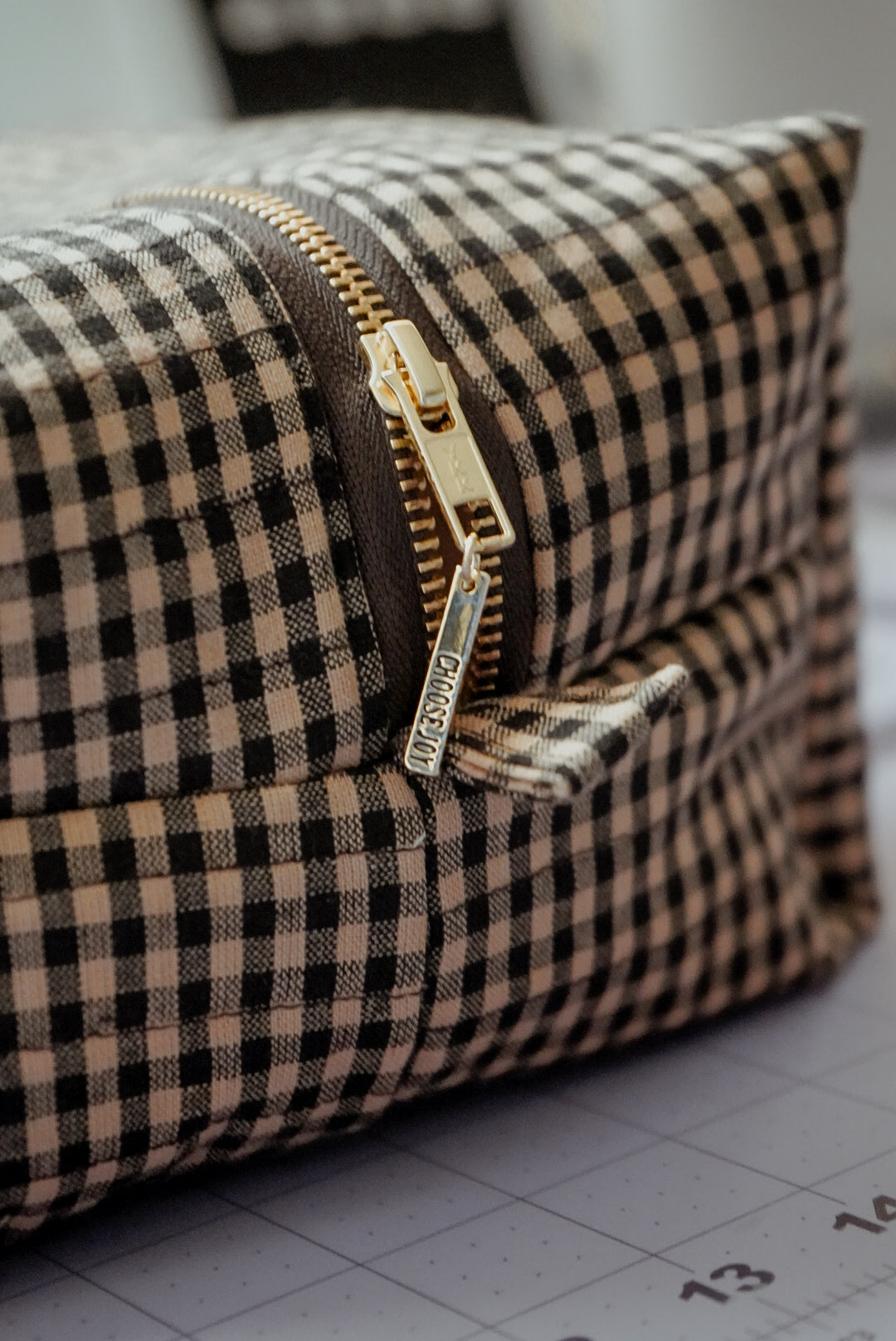 Honey Gingham Bag