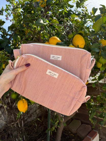Petal Pink Beauty Bag