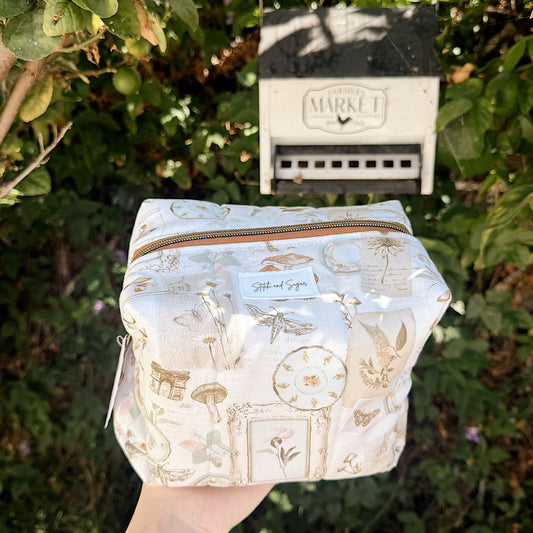 Vintage Stamp Boxy Bag