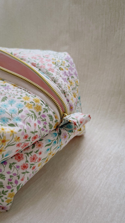 Spring Garden Makeup Bag