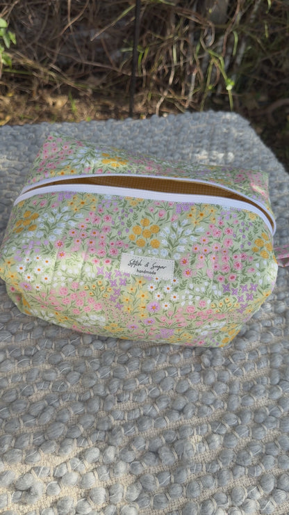 Sunny Meadow Makeup Bag