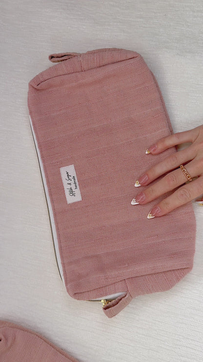 Petal Pink Beauty Bag